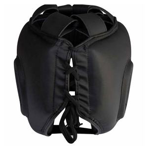 Casco de Boxeo de Cuero al por Mayor con Logotipo Personalizado, Protector de Cabeza Profesional para MMA y Muay Thai, Casco de Entrenamiento con Cordones para Adultos - Product Image 6