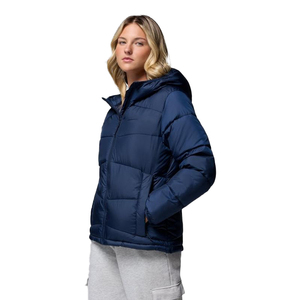 Women's Winter <b>Long</b> Sleeve Baggy Short Cotton <b>Coats</b> With Pockets Zipper <b>Puffer</b> Jacket - Product Image 2