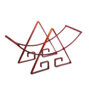 Support à bouteilles décoratif en métal fait main, porte-vin de luxe pour table à manger, vente en gros, support à bouteilles de vin en métal fait main de qualité supérieure - Product Image 5