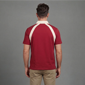 T-shirt Homme en Coton Tricoté Uni 100% Coton, 2 Couleurs, Manches Courtes, Séchage Rapide, Logo Brodé Personnalisé, Haute Qualité, Vente en Gros - Product Image 5