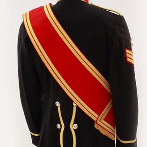 Vente en gros de ceintures baudrier de qualité supérieure brodées à la main de haute qualité pour cérémonie, conception personnalisée, ceintures réglables OEM - Product Image 3