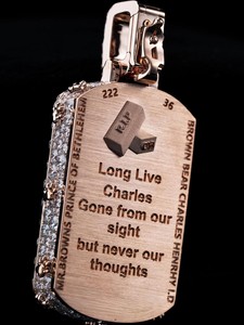 Pendentif photo de chien en moissanite S925 de luxe avec sertissage clos rond brillant, breloque animale thématique, bijou cadeau unisexe - Product Image 3