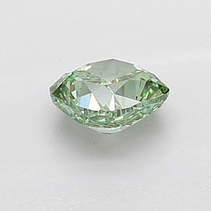 Diamant en vrac 1,11 ct, vert vif fantaisie, taille coussin modifiée, clarté VS2, excellente taille, diamant certifié pour joaillerie fine - Product Image 3