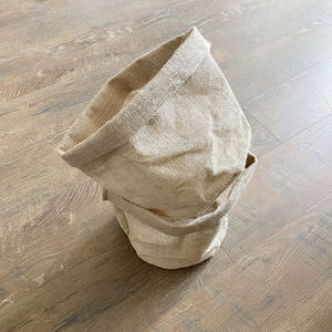 Sac à linge en toile de jute naturelle, grande taille, réutilisable, pour le rangement des vêtements à la maison - Product Image 3