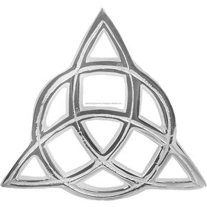 กระเบื้องแท่นบูชาชุบเงินตัด3นิ้ว Triquetra - Product Image 1