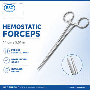 Pinces hémostatiques professionnelles toutes tailles ensemble de pinces artérielles droites et incurvées en acier inoxydable pour la chirurgie générale - Product Image 3