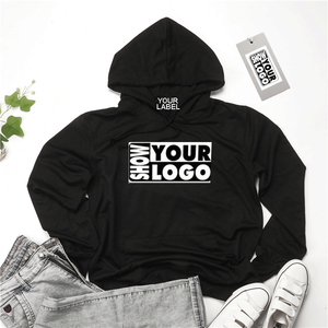 Custom Logo Terry Cotton Hooded Sweatshirt <b>Men's</b> <b>Pullover</b> Hoodie Regular Fit Casual Streetwear - Product Image 1