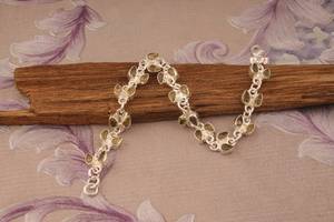 Pulsera de Plata de Ley con Citrino, Joyería Hecha a Mano con Piedras Preciosas Talladas, Pulsera de Cristal Amarillo Natural, Regalo de Moda para Mujer - Product Image 5