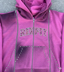 Sun Faded Unisex <b>Hoodies</b> Best Material Perfect Cutting Custom Screen Printing Rhinestones Best Manufacturer <b>Zipper</b> <b>Hoodies</b> - Product Image 5
