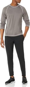Camiseta de Manga Larga para Hombre, Color Gris, 100% Poliéster, Secado Rápido, UPF50+, Protección UV, para Natación - Product Image 4