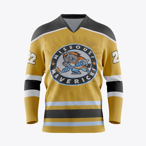 High Quality Custom Design Printed Ice Hockey Jersey 100% Polyester Moisture-Wicking Hockey Sports Uniform for Adults - Product Image 3