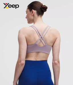 XEEP สปอร์ตบราโยคะคุณภาพสูงสำหรับผู้หญิง รุ่น XC-SB-96 ดีไซน์เรียบง่าย ระบายอากาศได้ดี สายปรับได้ แผ่นรองถอดออกได้ รองรับได้ดี แห้งเร็ว - Product Image 2