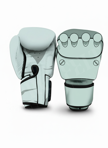 Guantes de Boxeo Deportivos de Piel Sintética, Color Liso Personalizado, con Soporte Acolchado para Muñeca, Duraderos, para Kickboxing, OEM - Product Image 5