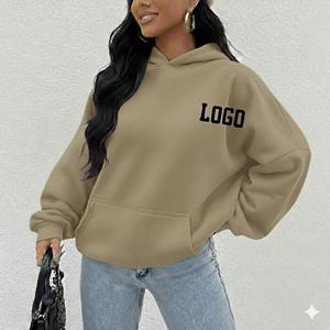 Sudadera con Capucha Extra Grande Premium 2026 para Mujer, Servicio OEM, Sudadera Cómoda de Moda para Invierno, Sudadera de Manga Larga para Mujer - Product Image 3