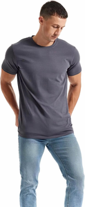 Camiseta de Cuello Redondo para Hombre, 100% Algodón, Corte Regular Informal, Lisa, para Impresión por Transferencia de Calor, Tejido Transpirable de Alta Calidad, 150g - Product Image 6