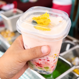 Unique Food Graded Square <b>Cup</b> 16 Oz <b>Plastic</b> PP Polypropylene for Aesthetic Cold Drink made in Indonesia - Product Image 1