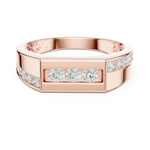 Classic Lab Grown Diamond Engagement Ring in Certified Gold Premium Fine <b>Jewellery</b> Sparkling Elegant Designer Fashion - Product Image 6