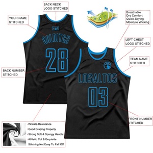 Maillot de basket-ball personnalisé 100% polyester, uniforme d'équipe en mesh, manches courtes, impression de nom et de numéro, t-shirt de sport pour l'école, le club, l'entraînement - Product Image 5