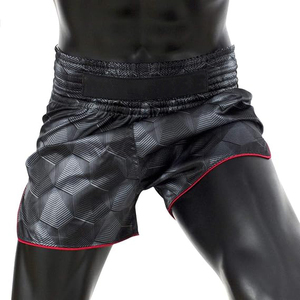 <b>Men</b> Boxing Shorts Satin Lightweight Regular Fit Side Slit High Kick Fight <b>Trunks</b> - Product Image 3