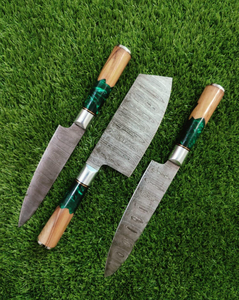 Premium OEM ODM Damascus Steel Kitchen <b>Knife</b> <b>Set</b> 5PCS Professional Chef <b>Knives</b> Hand Forged Razor <b>Sharp</b> Custom Factory Wholesale - Product Image 4