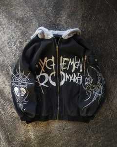 เสื้อสวมหัวพิมพ์ลายซิลค์สกรีนลายเสื้อมีฮู้ดโอเวอร์ไซส์สำหรับผู้ชายผ้าคอตตอนขน450GSM 100% ปรับแต่งได้ - Product Image 1