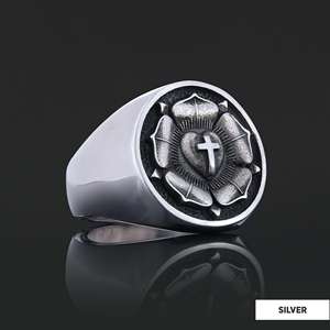 Anillo de Graduación Universitario BOJ RCJ Ring 004 Personalizado con Diamantes Plateados, Unisex, para Regalo en Fiestas y Ocasiones Especiales, Precio Bajo - Product Image 2