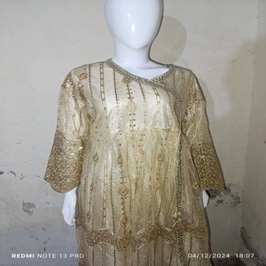 Nuevo vestido étnico indio y pakistaní de moda de calidad superior para adultos Long Salwar Sari Party Weddings Cosido Ropa de mujer - Product Image 3