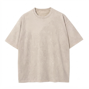 T-shirts 100 % coton pour hommes, délavés à l'acide, confortables, nouveau design, séchage rapide, t-shirts délavés à l'acide, nouveau design, t-shirt uni pour hommes - Product Image 4