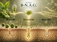 N.A.G. Phyto-exosomes de ginseng coréen biologique d'origine végétale, pureté 50%, matière première cosmétique, réactif spécifique, réparation ADN cellulaire