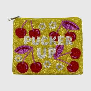 Personalized Seed Beads Embroidery Coin <b>Purse</b> Gift Collection <b>Cute</b> Handmade Beaded Coin Pouch With Floral Embroidery Design - Product Image 3