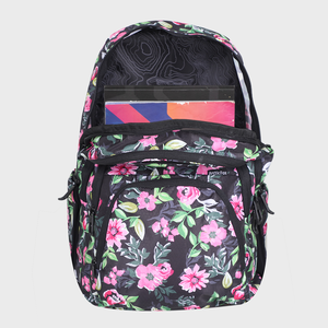 Sac à dos scolaire noir Arctic Fox Flora pour garçons et filles - Product Image 2