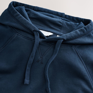 Sweat-shirt à capuche pour homme avec poche, coupe slim, pull-over en molleton, couleur bleue - Product Image 5