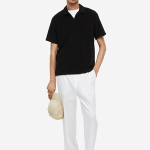 Oversized Regular Sleeve Stand <b>Collar</b> Windproof Polyester/Cotton Men <b>T</b> <b>Shirts</b> Wholesale Low Price Street Wear - Product Image 2