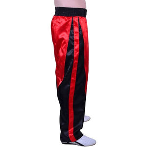 Pantalon de kickboxing en soie de haute qualité, pantalon d'arts martiaux, de karaté, de combat, de boxe, à séchage rapide et respirant - Product Image 4