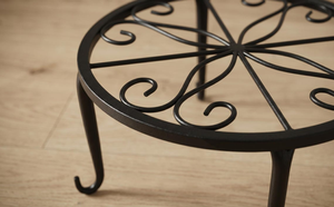 Soporte de Metal Negro para Plantas, Soporte Elevado para Macetas de Interior y Exterior, Exhibidor Decorativo para Jardín - Product Image 3