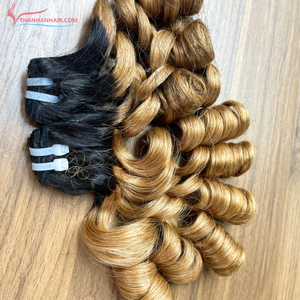 Vapeur Curl Oeuf Bouclés Trame Bundle Cheveux Expédition Rapide Dans Le Monde Entier Meilleur Service Pas Enchevêtrement Pas Mixte Vrais Cheveux génie trame - Product Image 2