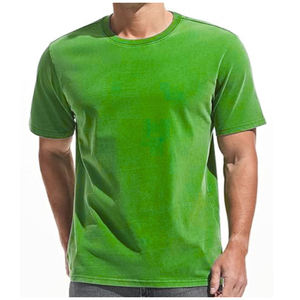 T-shirt Homme Col Rond Manches Courtes Coupe Droite en Jersey 100% Coton Lourd 210g, Impression Logo Personnalisé, Style Vintage Streetwear - Product Image 5