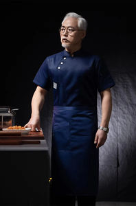 Wholesale Unisex Hotel Kitchen Chef Jacket <b>Work</b> Uniform Cotton Breathable <b>Waterproof</b> Anti-Bacterial Quick Dry for Restaurant - Product Image 4
