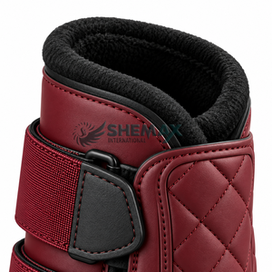 Botas de equitación duraderas para caballos con interiores acolchados, cierre seguro y construcción flexible para sesiones de ejercicio regulares. - Product Image 6