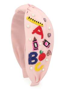 <b>Teacher</b> Day Special Handmade Embroidery Seed Beaded Hair Band For Parties Festive <b>Gifting</b> Decorative Headband Hair Accessories - Product Image 2