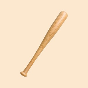 Bâton de baseball 34 pouces en bois naturel, barillet de 2,5 pouces, durable pour le baseball - Product Image 5