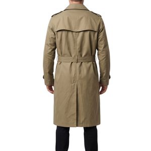 Gabardinas Profesionales Color Caqui, Estilo Trench de Doble Botonadura, Elegantes, Impermeables, para Negocios, Casuales, de Alto Rendimiento - Product Image 2