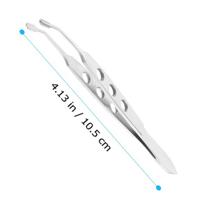 Pinzas Quirúrgicas Hosanna de Acero Inoxidable para Glándulas de Meibomio, Pinzas Reutilizables para Cirugía Plástica, para Quistes de Meibomio - Product Image 5