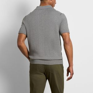 Camisa Deportiva para Hombre, 100% Algodón, Tejido de Punto, Manga Corta, Transpirable, de Alta Calidad, Personalizable, con Botones, Diseño con Bloques de Color y Logotipo Frontal - Product Image 3