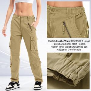 Pantalones Cargo Casuales para Mujer en Diseño Clásico, Ajuste Flexible, Logotipos Personalizables y Opciones de Venta al por Mayor Incluidas - Product Image 5
