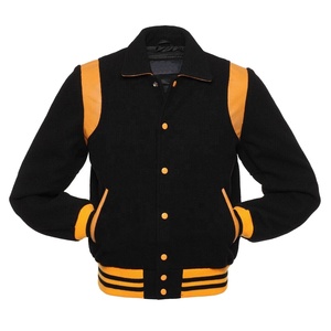 Best Manufacture Rate Varsity <b>Jackets</b> <b>Retro</b> Varsity <b>Jacket</b> Melton Wool and Genuine <b>Leather</b> Custom Varsity <b>Jacket</b> - Product Image 1