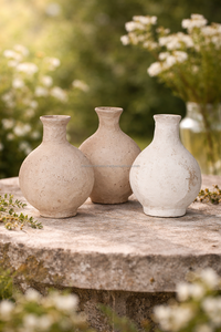 Jarrón de Papel Maché Hecho a Mano 100% Premium, Diseño Art Deco, 5x10 Pulgadas, Decoración de Mesa, Centro de Mesa para Sala de Estar - Product Image 3