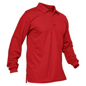 Polo de Color Sólido para Hombre, Transpirable, de Manga Larga, de Alta Calidad, para un Rendimiento Superior - Product Image 2