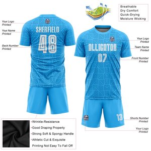 Uniformes de Fútbol con Diseño OEM y Logotipo Personalizado, de Secado Rápido y Transpirables, Uniformes de Fútbol Unisex - Product Image 3
