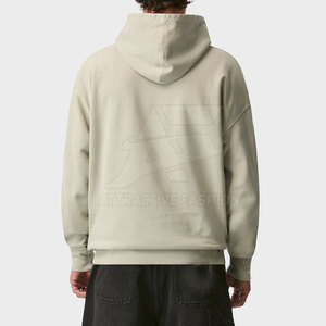 Hoodies basiques pour hommes à manches longues, coupe ample, faible MOQ, prix de gros, respirants, en stock. - Product Image 2